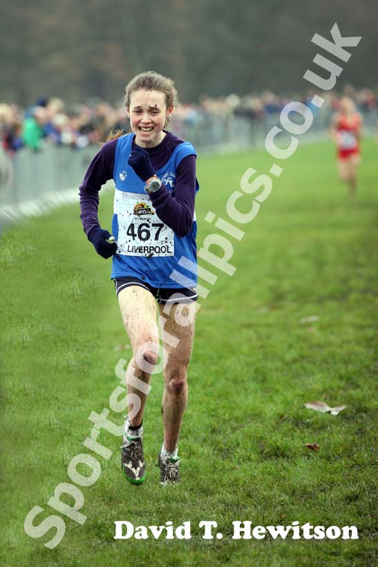 Rhona Auckland under-20s womens,  2012 McCain Liverpool Cross Challenge.